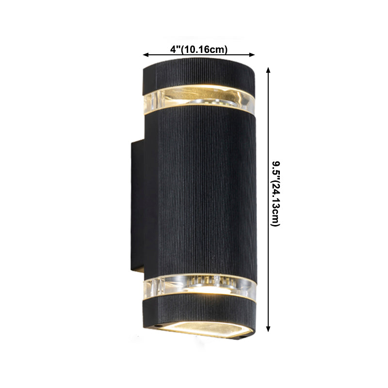 Multi -Lichter Geometrische Metallwandlicht leuchtet moderne Wandhalterung Leuchte in Schwarz