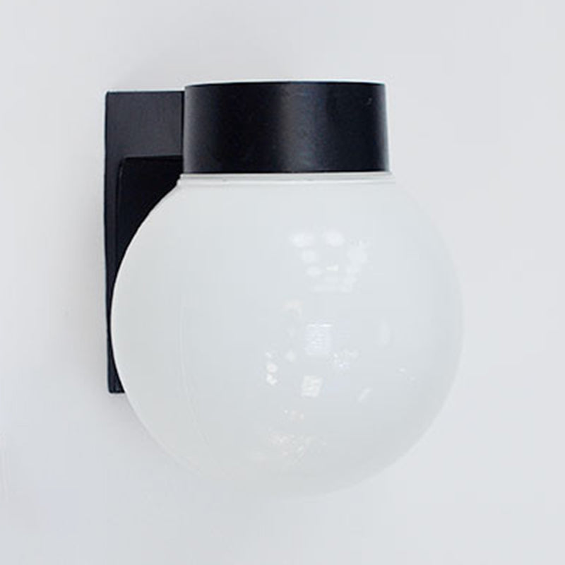 Kugelform Glaswand Licht moderner Stil 1 Leicht Wandmontaged Beleuchtung