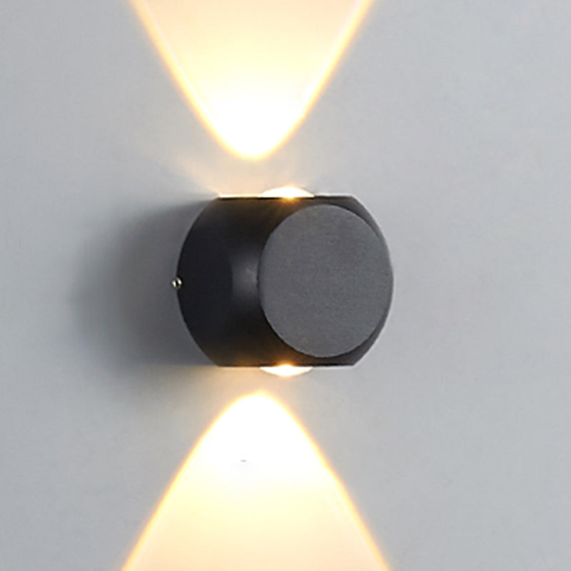 Multi Lights Metal Wall Light Modern Style Round Shape Wall Mount Light Fixture