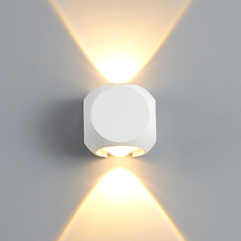 Luz de múltiples luces de metal luz de pared moderna de forma redonda de montaje de pared de pared