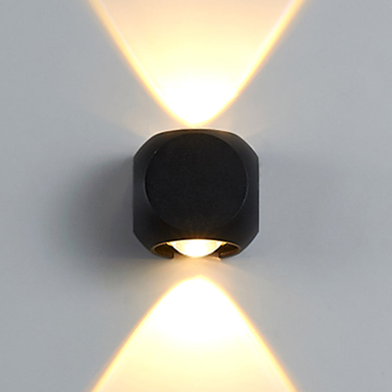 Luz de múltiples luces de metal luz de pared moderna de forma redonda de montaje de pared de pared