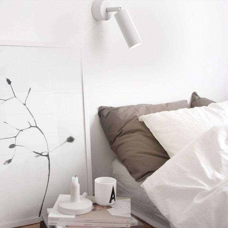 Half Cylinder Metal Reading Wall Light Modern 1 Light Wall Mount Light Fixture