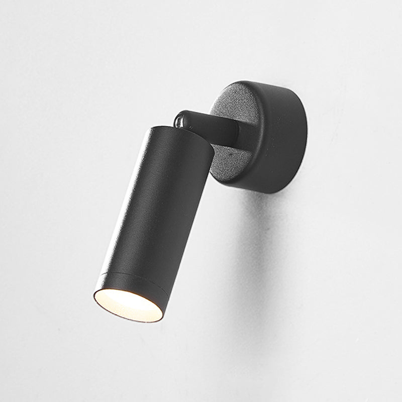 Half Cylinder Metal Reading Wall Light Modern 1 Light Wall Mount Light Fixture