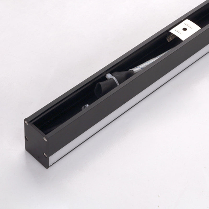 Ein leicht linear linearer Metallwand Licht moderne Wandmontageleuchte in Schwarz