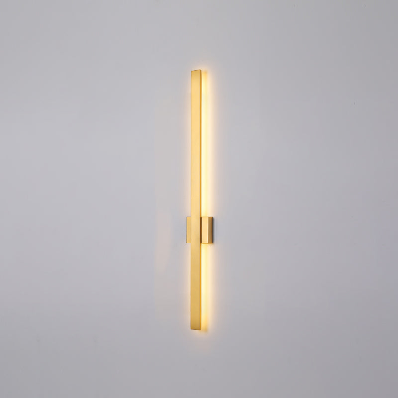 Sombra lineal luz de pared de metal moderno 1 iluminación de pared de pared