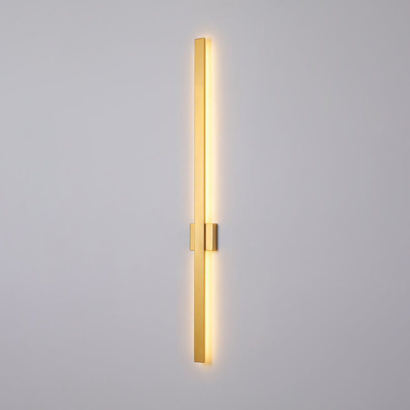 Sombra lineal luz de pared de metal moderno 1 iluminación de pared de pared