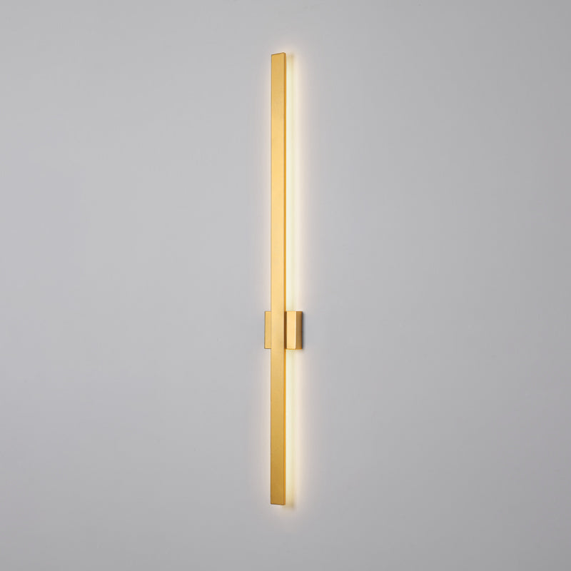 Sombra lineal luz de pared de metal moderno 1 iluminación de pared de pared