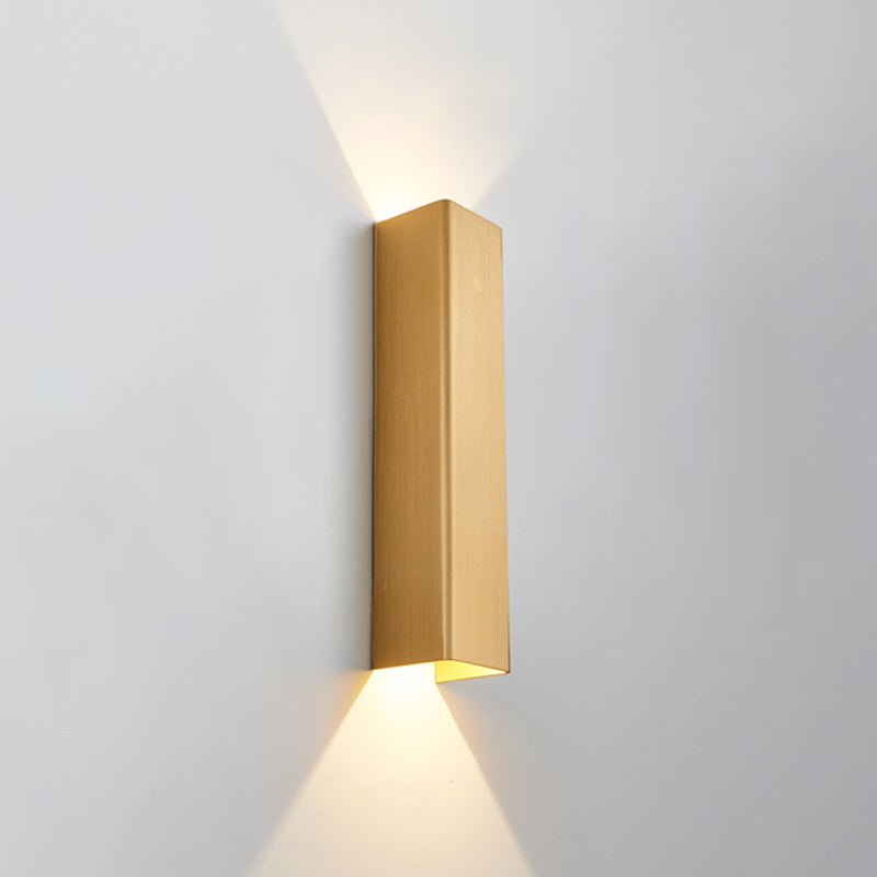 Quadratische Schatten Metallwand Licht moderne 2 Lights Wandmontage Beleuchtung