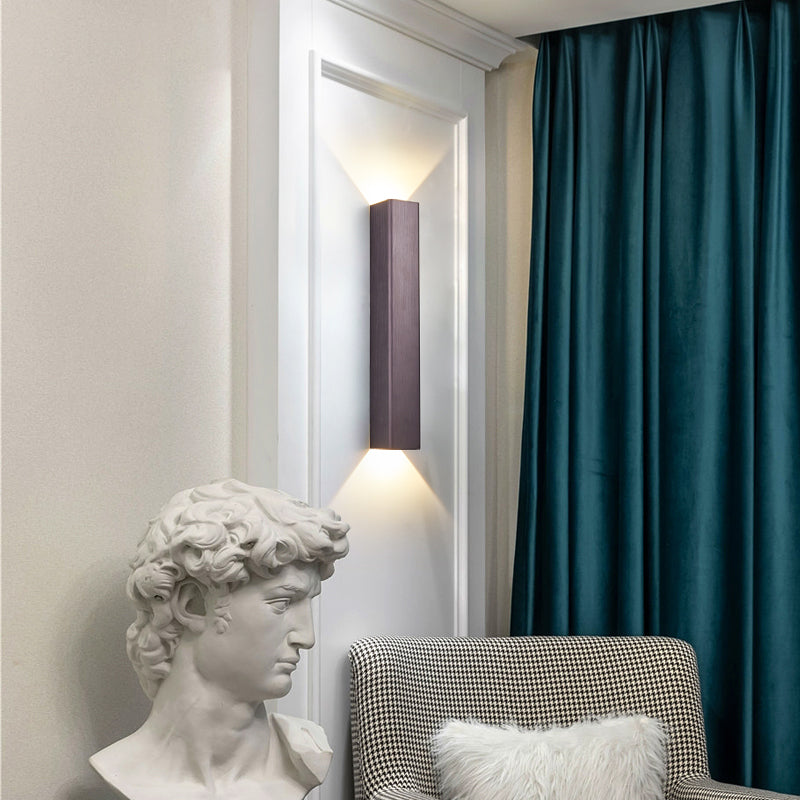 Quadratische Schatten Metallwand Licht moderne 2 Lights Wandmontage Beleuchtung