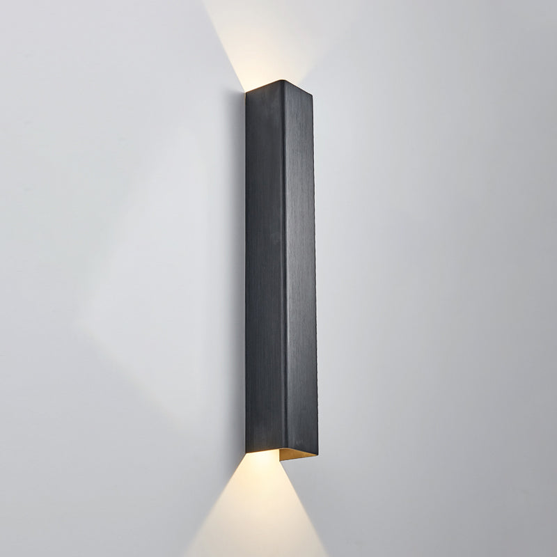 Quadratische Schatten Metallwand Licht moderne 2 Lights Wandmontage Beleuchtung
