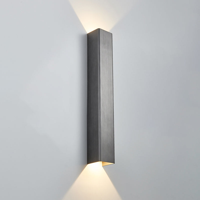 Quadratische Schatten Metallwand Licht moderne 2 Lights Wandmontage Beleuchtung