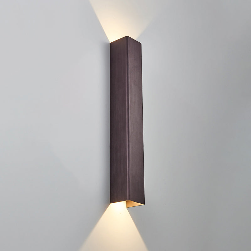 Quadratische Schatten Metallwand Licht moderne 2 Lights Wandmontage Beleuchtung