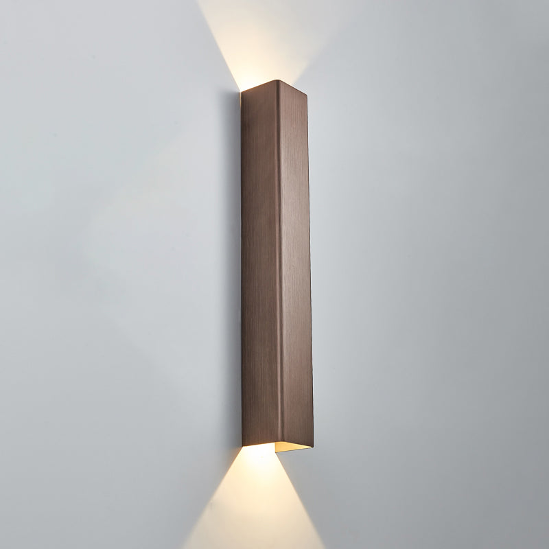 Quadratische Schatten Metallwand Licht moderne 2 Lights Wandmontage Beleuchtung