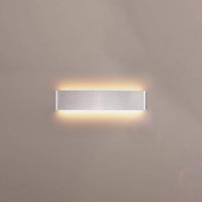 Square Shape Metal Wall Light Modern Style 1 Light Wall Mount Light Fixture