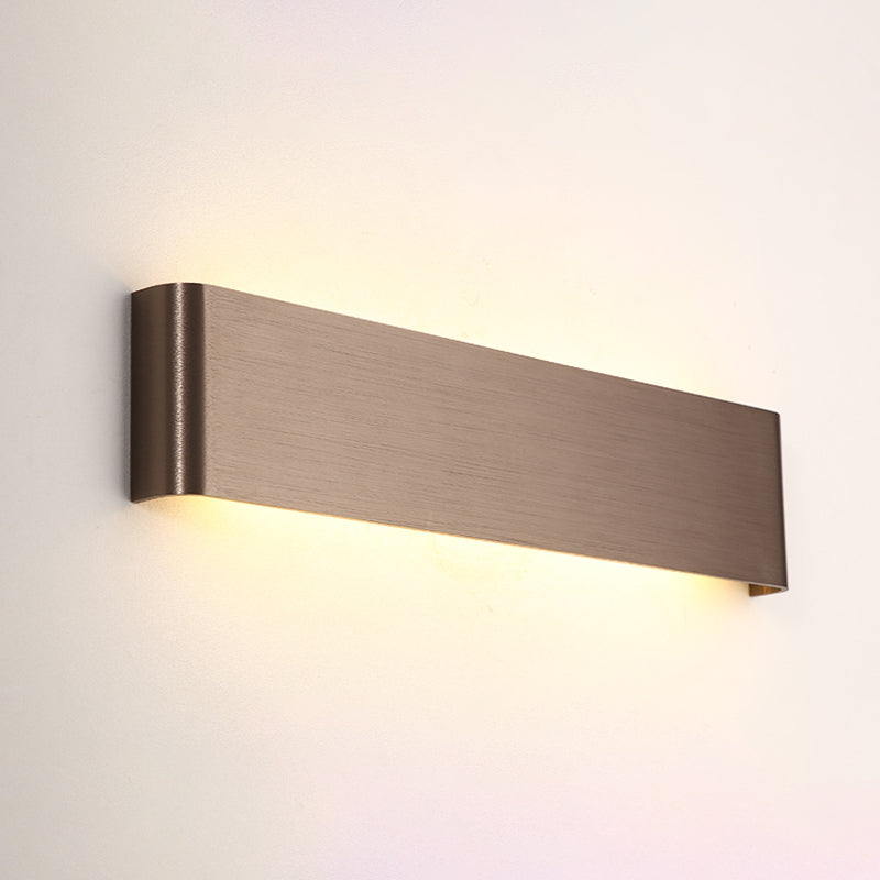 Square Shape Metal Wall Light Modern Style 1 Light Wall Mount Light Fixture
