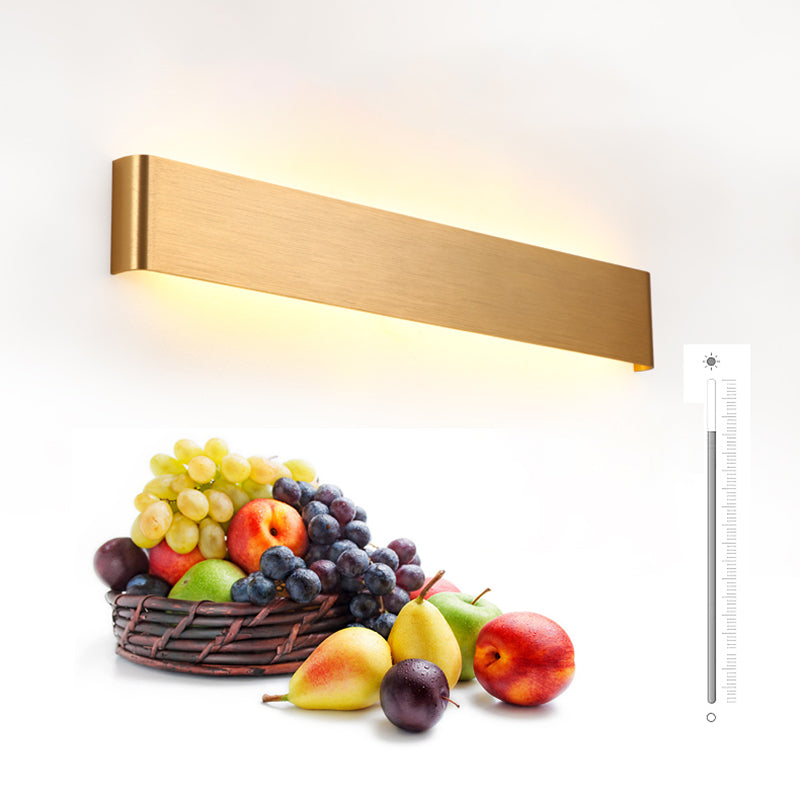 Square Shape Metal Wall Light Modern Style 1 Light Wall Mount Light Fixture