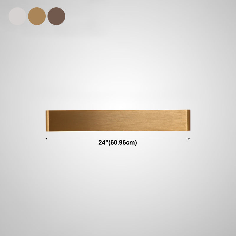 Square Shape Metal Wall Light Modern Style 1 Light Wall Mount Light Fixture