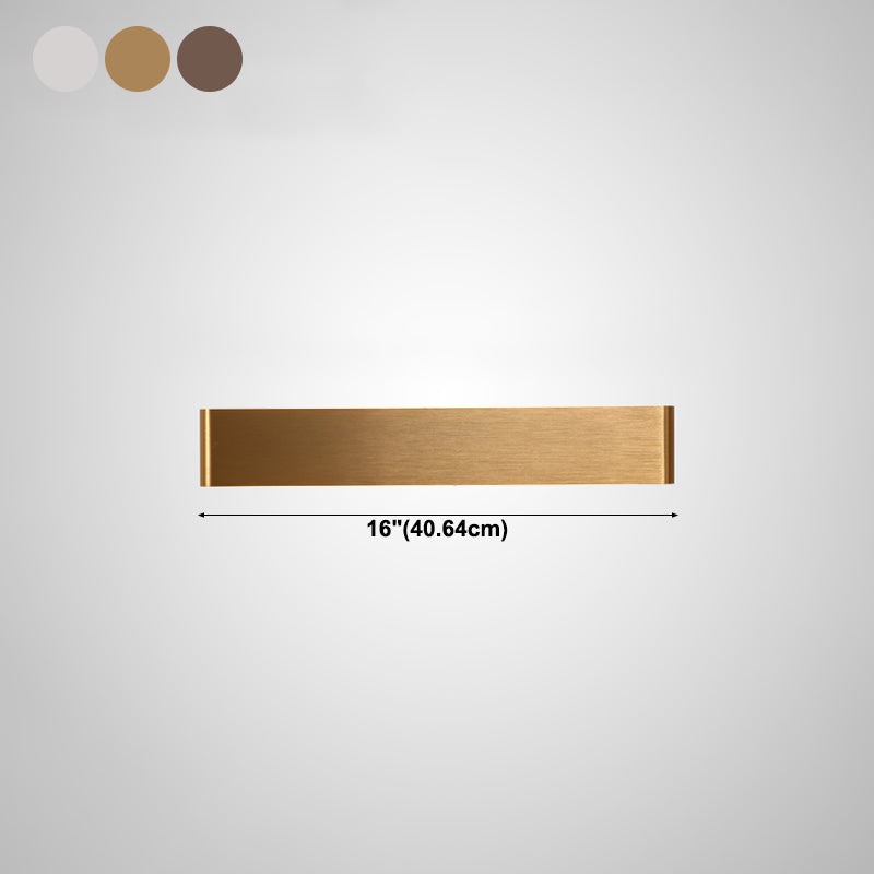 Square Shape Metal Wall Light Modern Style 1 Light Wall Mount Light Fixture