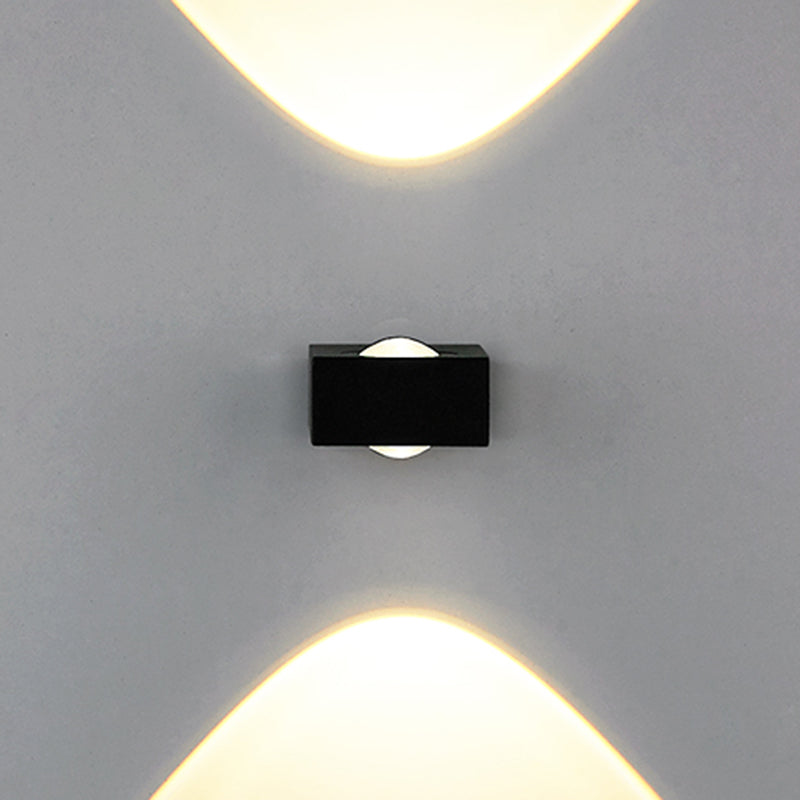 Square Shape Metal Wall Light Modern Style Multi Lights Wall Mount Light Fixture