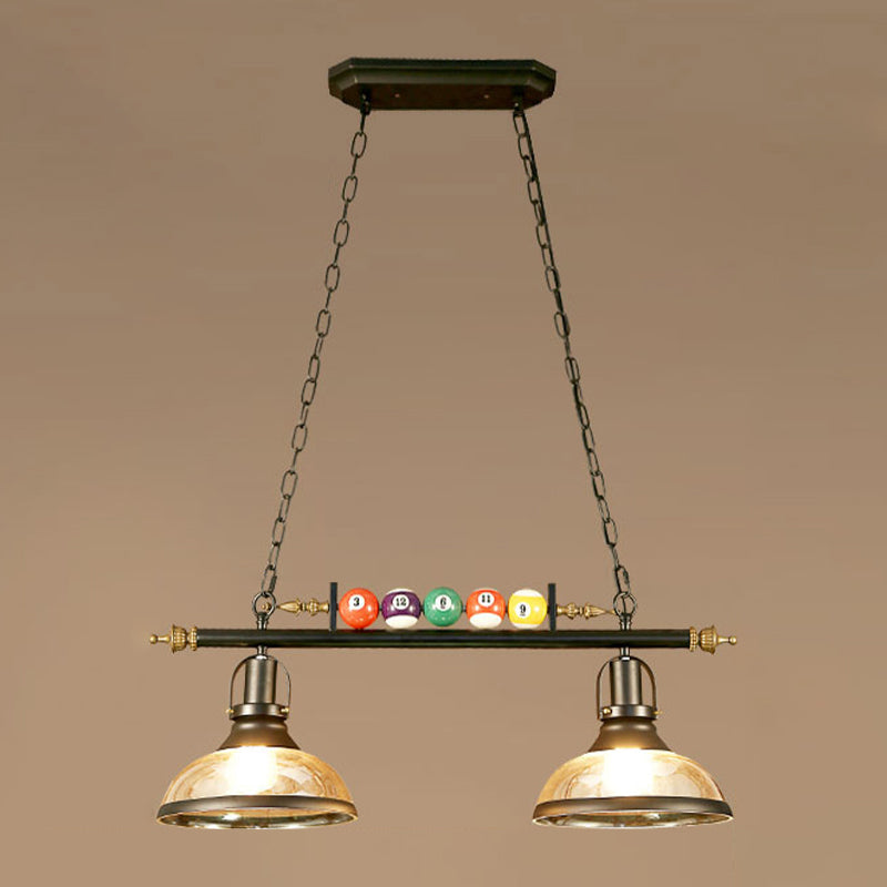 American Style Metal Chandelier Multi Light Hanging Light for Billiard Shop