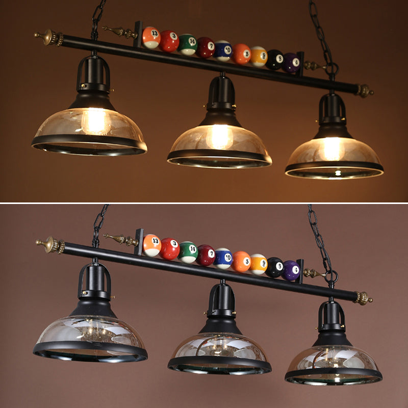 American Style Metal Chandelier Multi Light Hanging Light for Billiard Shop