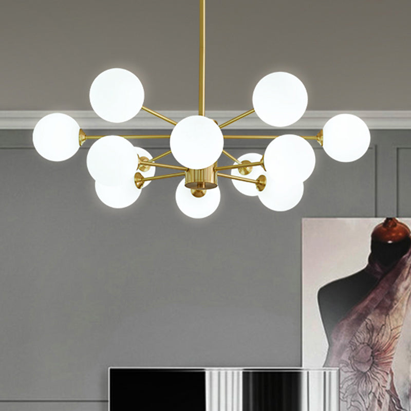 Metal Chandelier Light Fixtures Multi-Head Suspension Pendant Lamps for Living Room