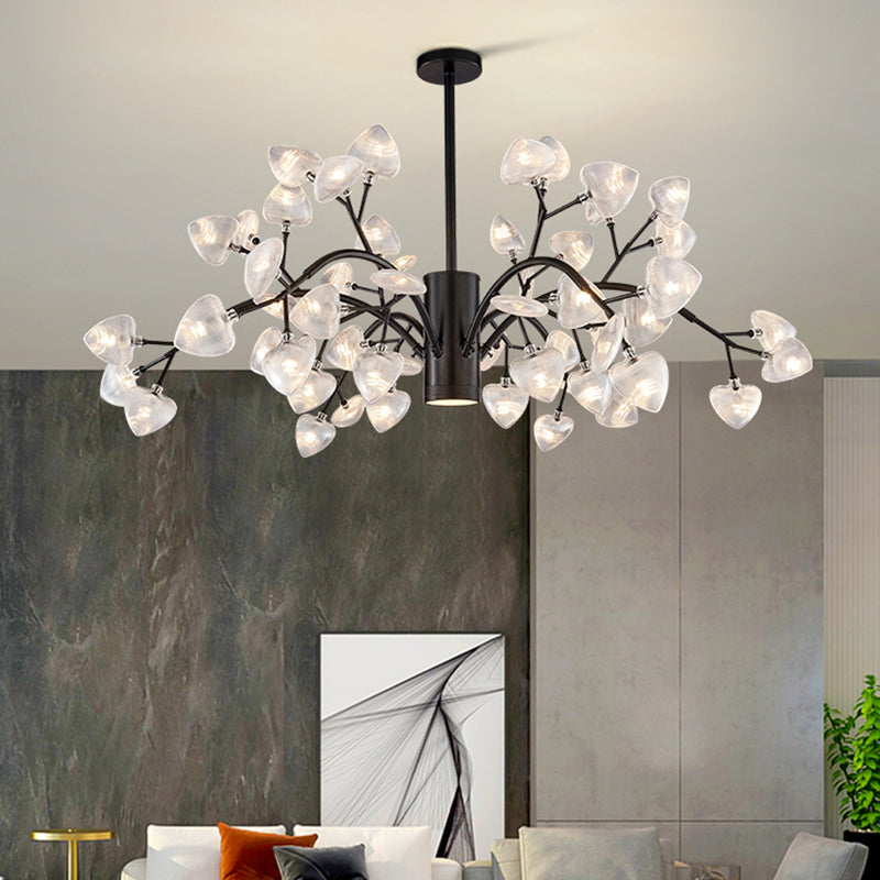 Forma di filiale in metallo lampadario moderno in stile moderno lampada appesa per negozio