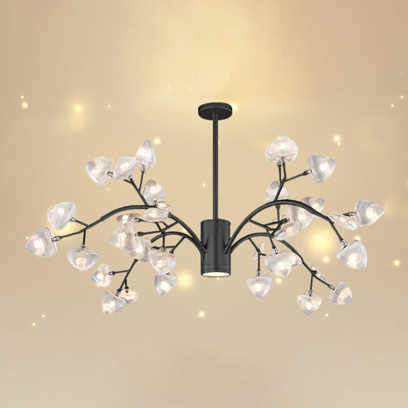 Forma di filiale in metallo lampadario moderno in stile moderno lampada appesa per negozio