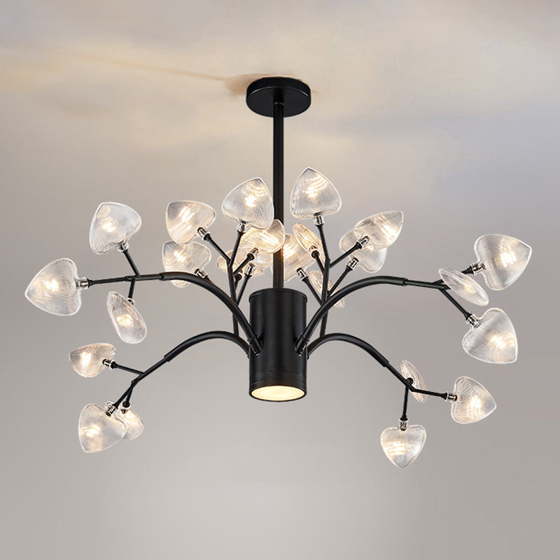 Forma di filiale in metallo lampadario moderno in stile moderno lampada appesa per negozio