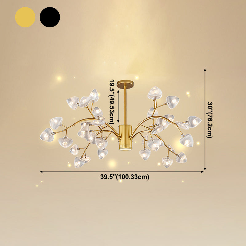 Forma di filiale in metallo lampadario moderno in stile moderno lampada appesa per negozio