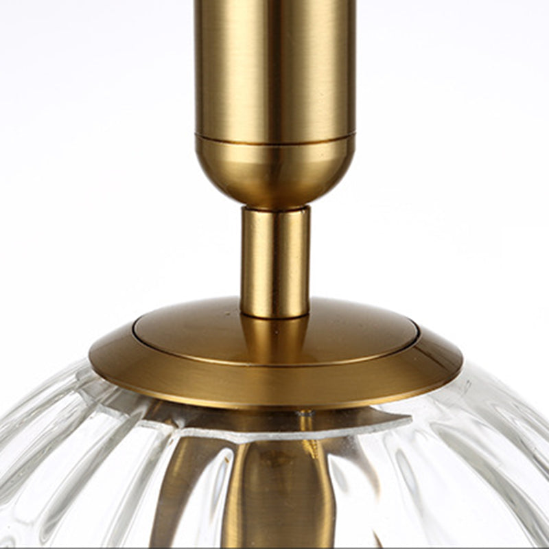 Modern Style LED Pendant Light Minimalism Glass Hanging Light for Dinning Room