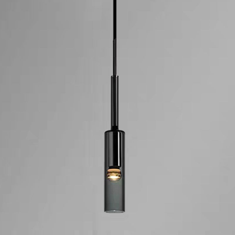 Cylinder Shade Hanging Light Modern Style Pendant Light pour le salon