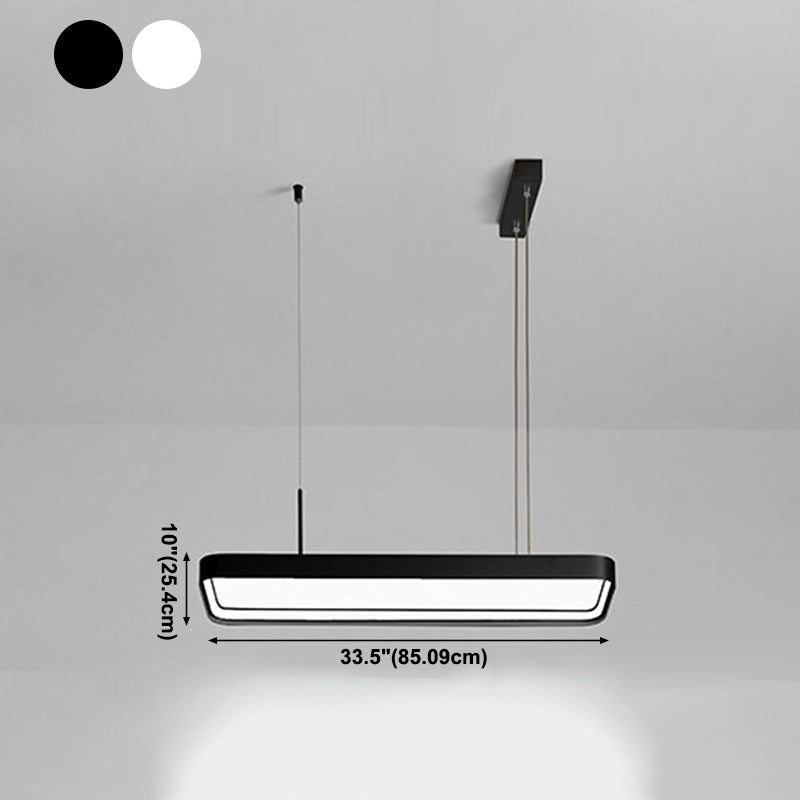 Modern Style Dining Chandelier Lamp Dining Room Simple LED Pendant Light Fixture