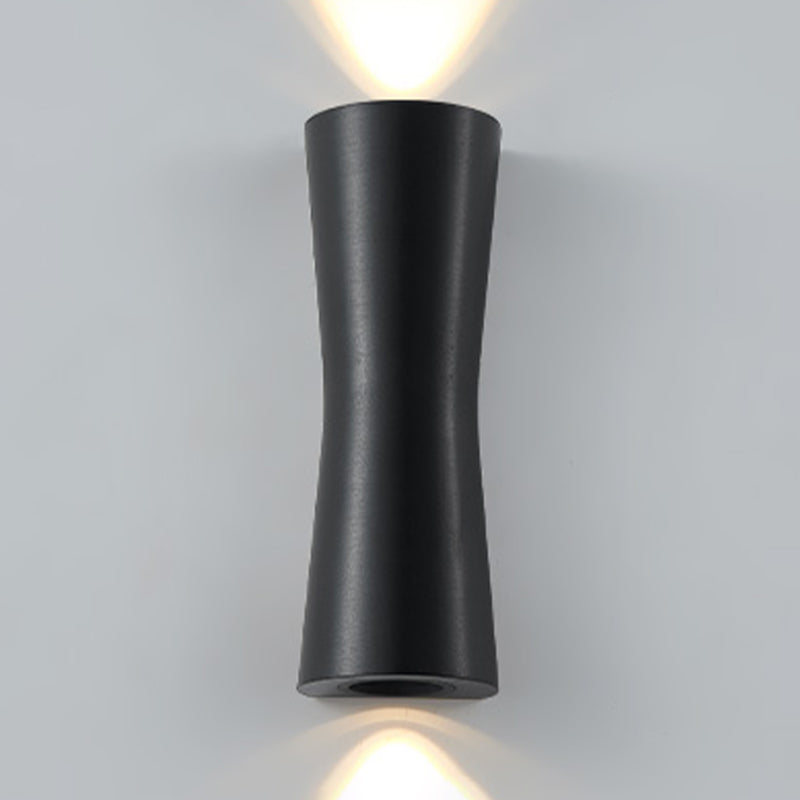 2 Light Metal Wall Sconce Postmodern Wall Mounted Light Fixture for Living Room