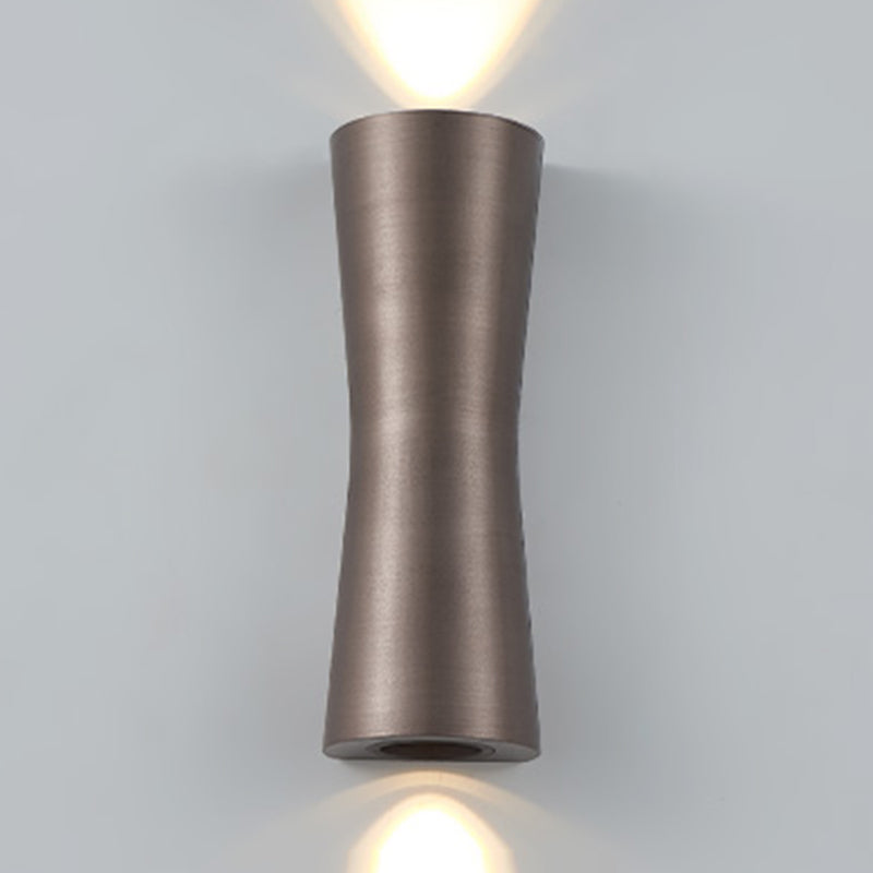 2 Light Metal Wall Sconce Postmodern Wall Mounted Light Fixture for Living Room