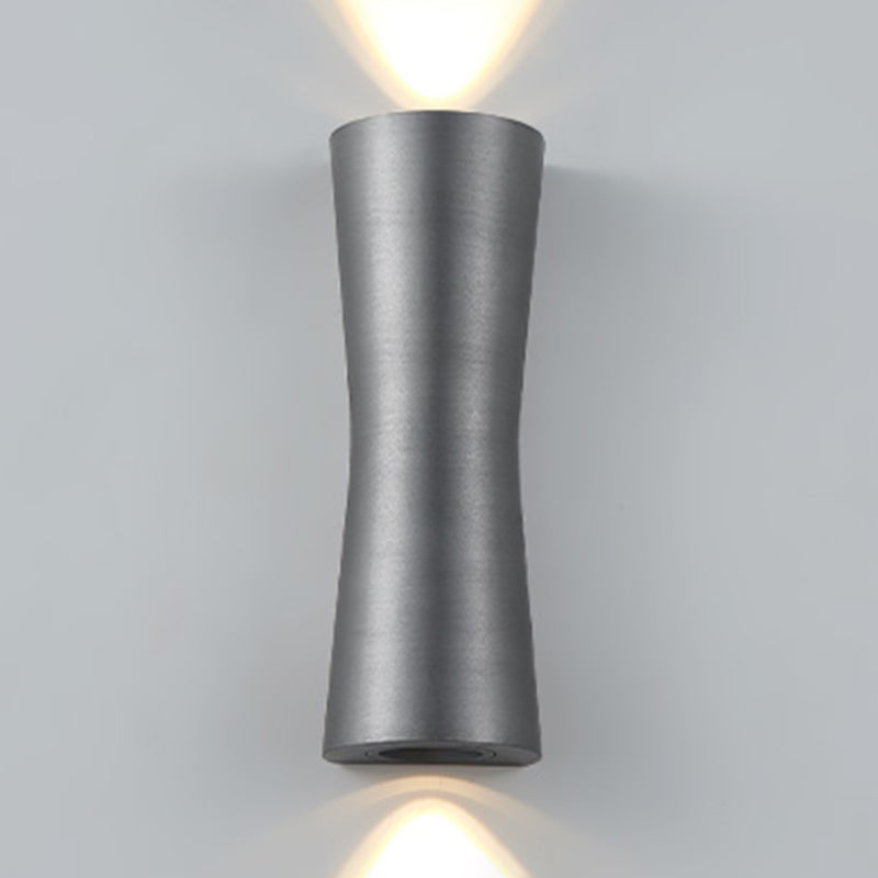 2 Light Metal Wall Sconce Postmodern Wall Mounted Light Fixture for Living Room