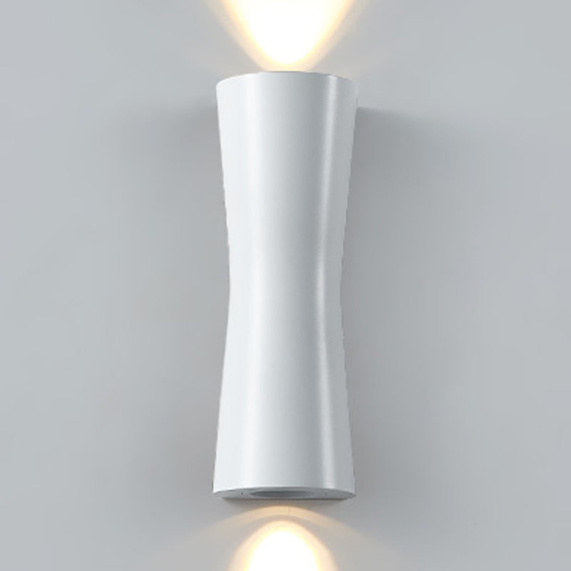 2 Light Metal Wall Sconce Postmodern Wall Mounted Light Fixture for Living Room