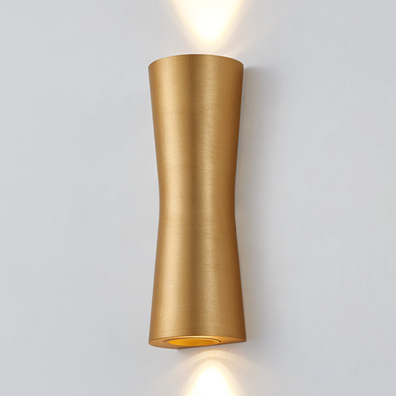 2 Light Metal Wall Sconce Postmodern Wall Mounted Light Fixture for Living Room