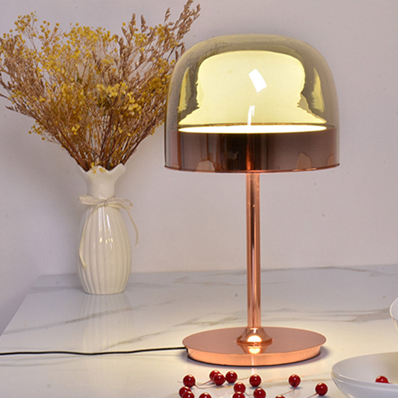 Lampe de table en verre de style nordique lampe de bureau de style moderne pour chambre d'étude