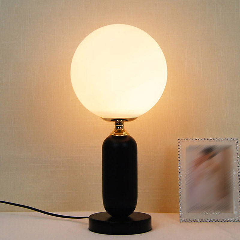 Modern Table Lamp Minimalist Metal Night Stand Lighting for Sitting Room Bedroom