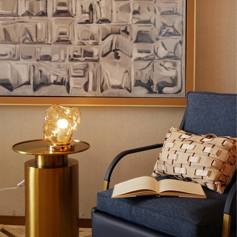 Modern Desk Lamp Glass Table Lighting Fixture for Study Bedroom Sitting Room