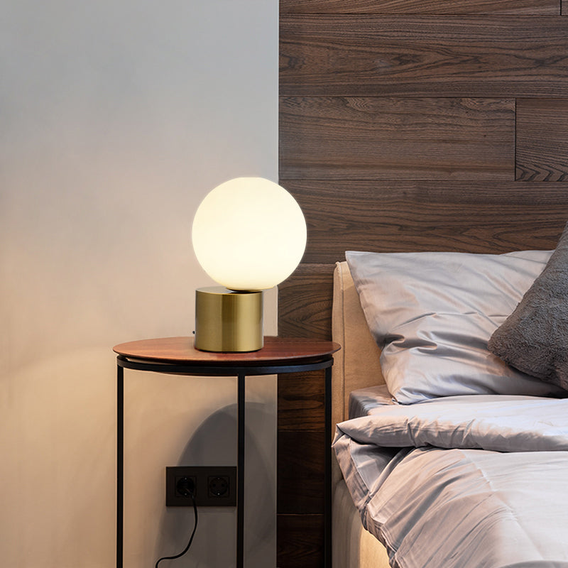 Nordic Eye Caring Table Lamp Modern Style Glass Desk Lamps for Study Bedroom