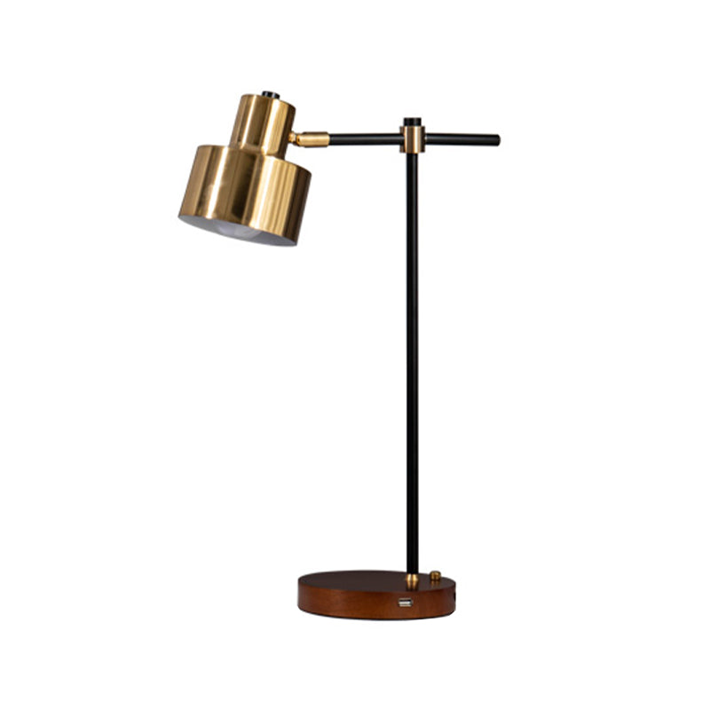 Modern Eye Caring Table Lamp Metallic Desk Light for Study Bedroom Sitting Room