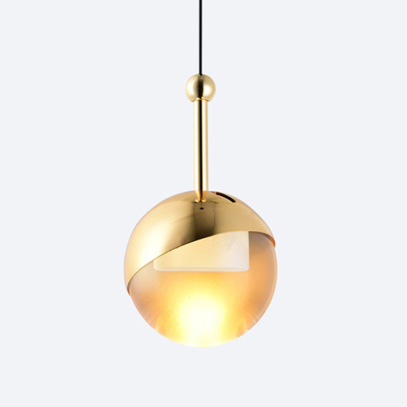 Aluminium Globe LED -Pendelleuchte in moderner Luxusstil Kristalllampe Kristalllampe