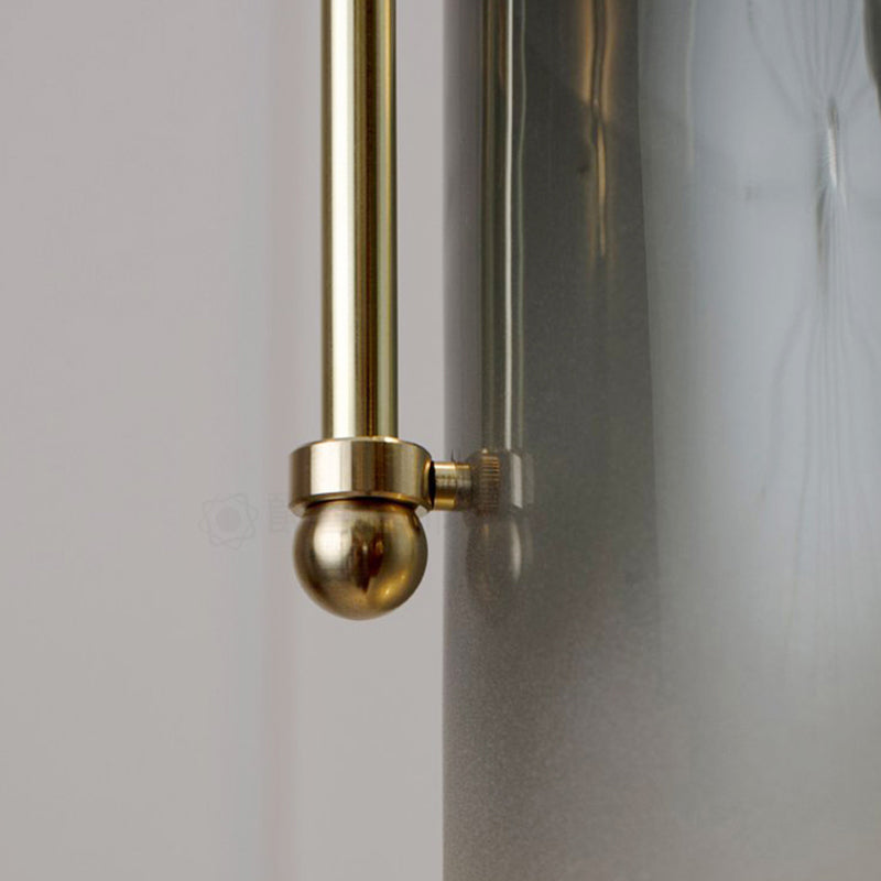 Bucket Shape Hanging Lighting Modern Style Glass 1 Light Pendant Lamp for Restaurant