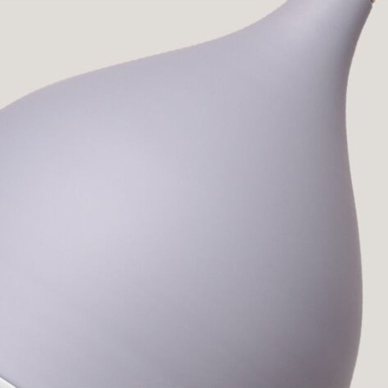 Bowl Shape Hanging Lighting Modern Macaron Style Metal 1 Light Pendant Lamp