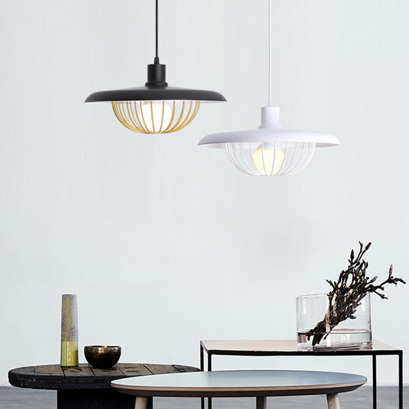 Topfabdeckform hängende Beleuchtung postmoderner Metall 1 Licht Anhängerlampe