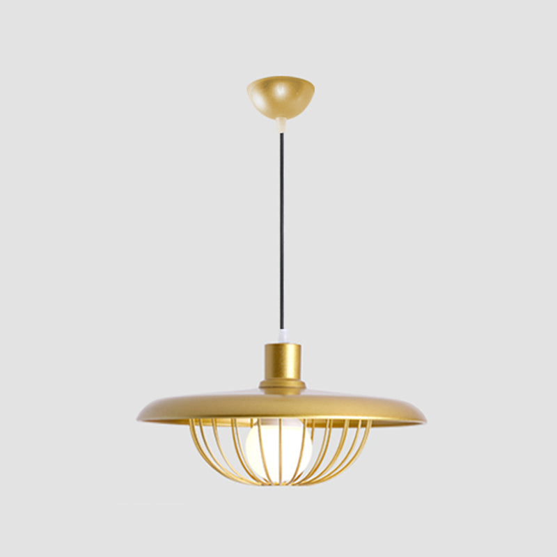 Topfabdeckform hängende Beleuchtung postmoderner Metall 1 Licht Anhängerlampe