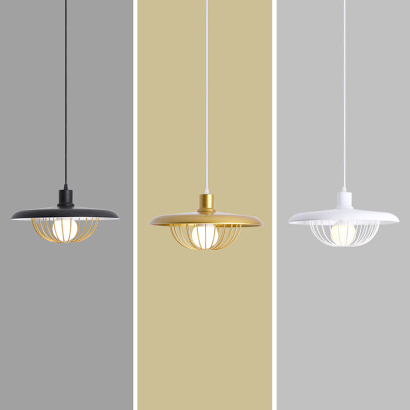 Topfabdeckform hängende Beleuchtung postmoderner Metall 1 Licht Anhängerlampe