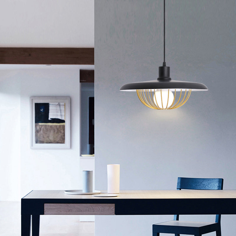 Topfabdeckform hängende Beleuchtung postmoderner Metall 1 Licht Anhängerlampe